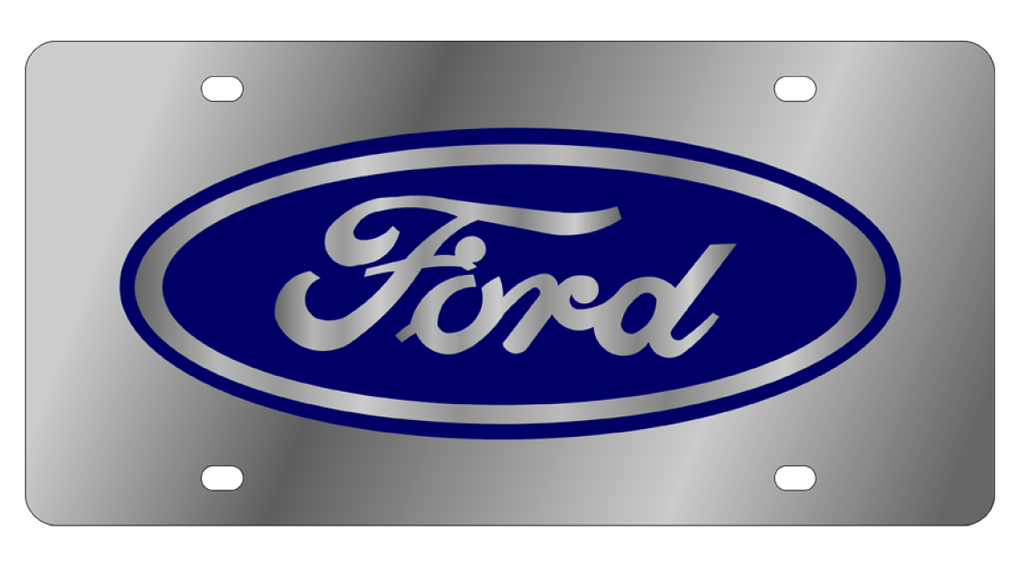 LICENSE PLATE FORD OVAL